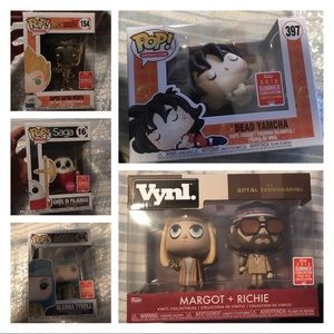 SDCC Exclusives Funkopops set (only sellin as set)